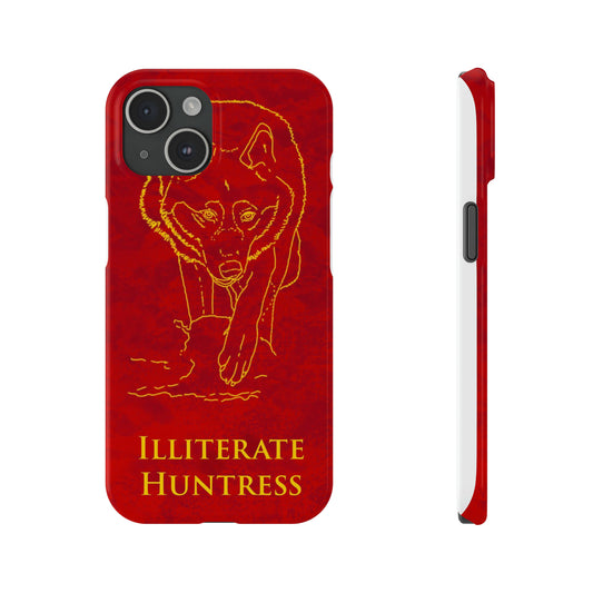 Illiterate Huntress iPhone Case