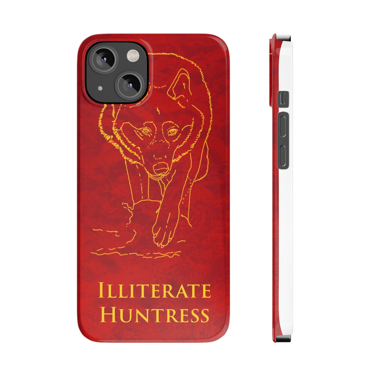 Illiterate Huntress iPhone Case